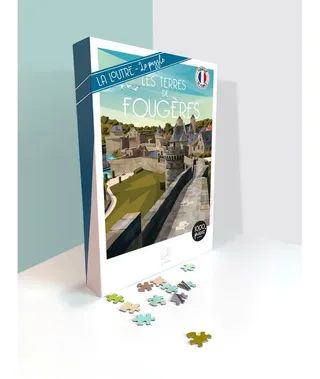 Puzzle Les terres de FOUGÈRES - 1000 pièces from La Loutre – box 2 of 2