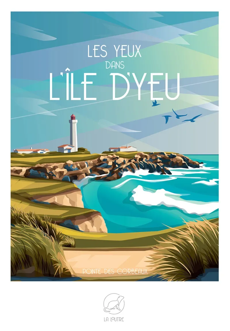 Puzzle Les Yeux daans l'ÎLE D'YEU - Pointe des Corrbeaux - 1000 pièces de La Loutre – boîte