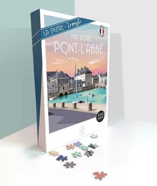 Puzzle Ma doué PONT-L'ABBÉ - 1000 pièces from La Loutre – box 2 of 2