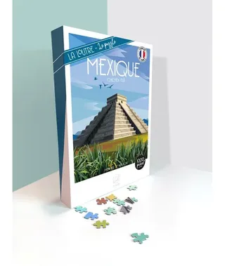 Puzzle MÉXIQUE Chichén Itza - 1000 pièces de La Loutre – boîte 2 sur 2