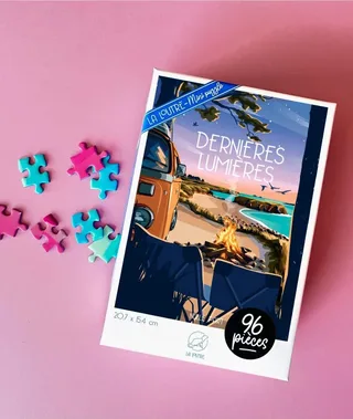 Puzzle Mini Puzzle - Dernières Lumières - Nulle part - 51 à 99 pièces fra La Loutre – æske 1 af 2