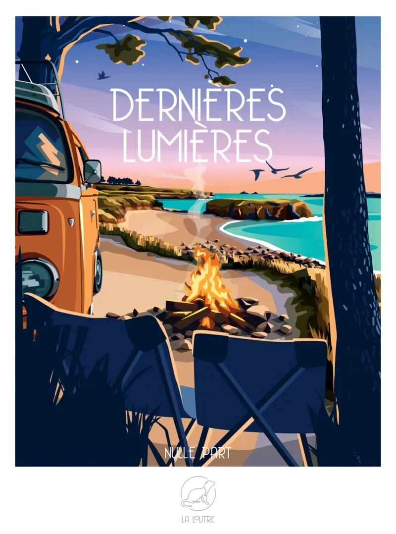 Puzzle Mini Puzzle - Dernières Lumières - Nulle part - 51 à 99 pièces fra La Loutre – æske 2 af 2