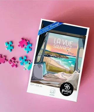 Puzzle Mini Puzzle - La Vue Sauvage - 51 à 99 pièces from La Loutre – box 1 of 2