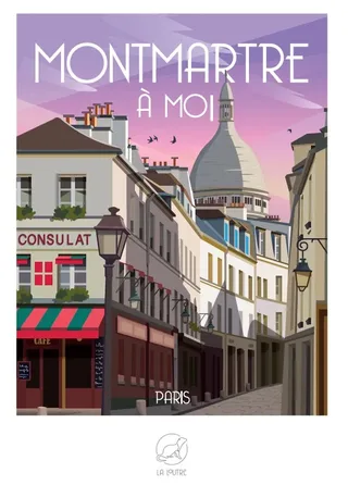 Puzzle MONTMARTRE à Moi - Paris - 1000 pièces from La Loutre – box 1 of 2