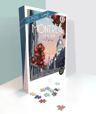 Puzzle MONTRÉAL mon idéal - 1000 pièces de La Loutre – boîte 2 sur 2