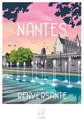 Puzzle NANTES - La Renversante - 1000 pièces von La Loutre – Schachtel 1 von 2