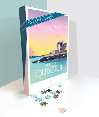 Puzzle Pardon mais j'aime trop QUIBERON - 1000 pièces von La Loutre – Schachtel 2 von 2