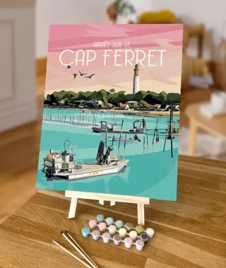 Puzzle Peinture par Numéros - Cap Ferret van La Loutre – doos 2 van 2