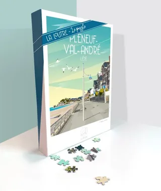 Puzzle PLENEUF-VAL-ANDRE l'été - 1000 pièces van La Loutre – doos 2 van 2