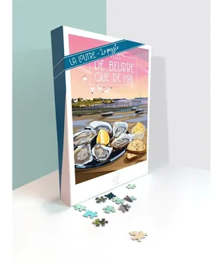 Puzzle Plus DE BEURRE que de mal - 1000 pièces de La Loutre – boîte 2 sur 2