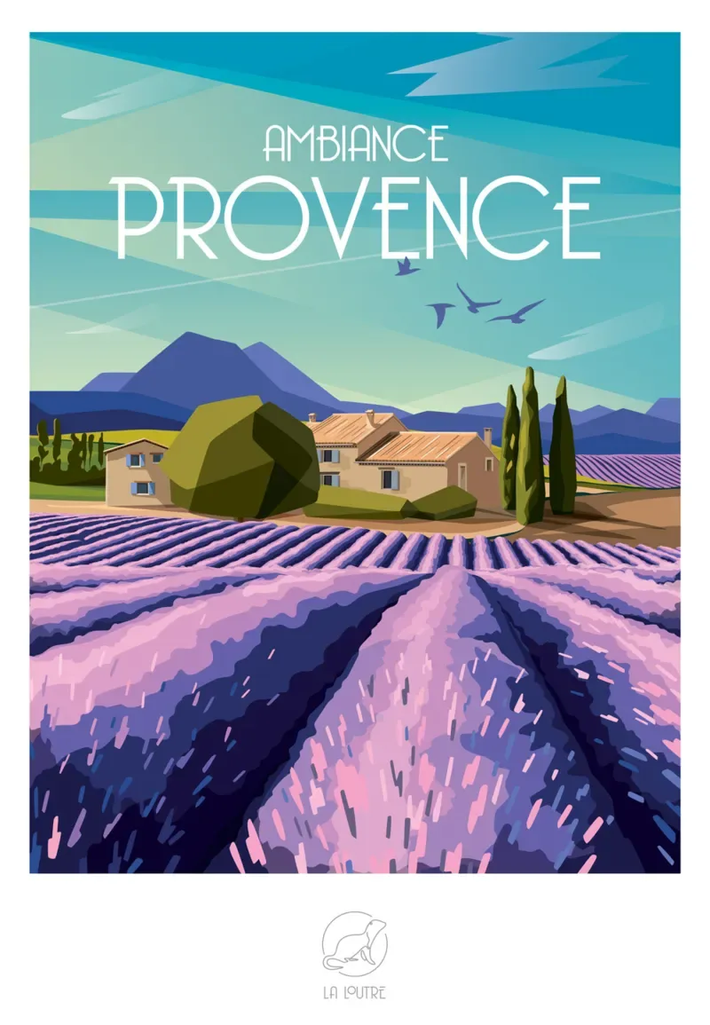 Puzzle Ambiance PROVENCE - 1000 pièces de La Loutre – boîte