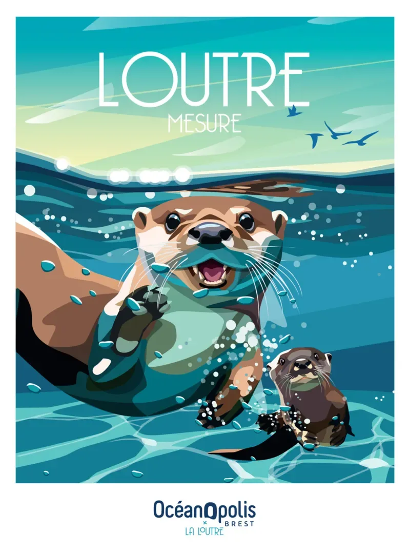 Puzzle Puzzle Mini 96 Pièces - Loutre Mesure - Oceanopolis - 51 à 99 pièces de La Loutre – boîte