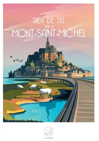 Puzzle Puzzle Mini 96 Pièces - Rien de tel que le MONT-SAINT-MICHEL - 51 à 99 pièces de La Loutre – boîte 2 sur 2