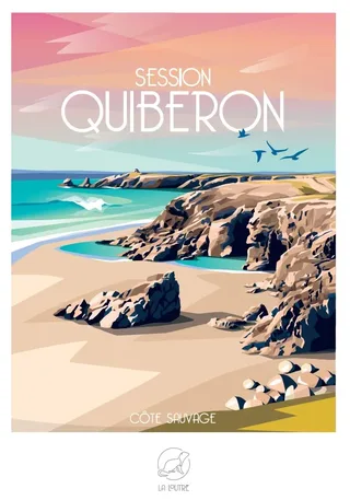 Puzzle Puzzle Mini 96 Pièces - Session QUIBERON - Côte Sauvage - 51 à 99 pièces van La Loutre – doos 2 van 2