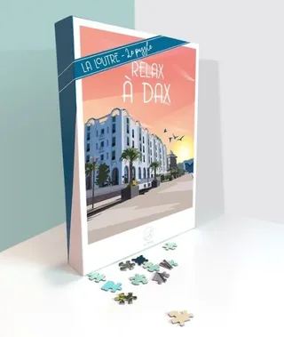 Puzzle Relax à DAX - 1000 pièces de La Loutre – boîte 2 sur 2