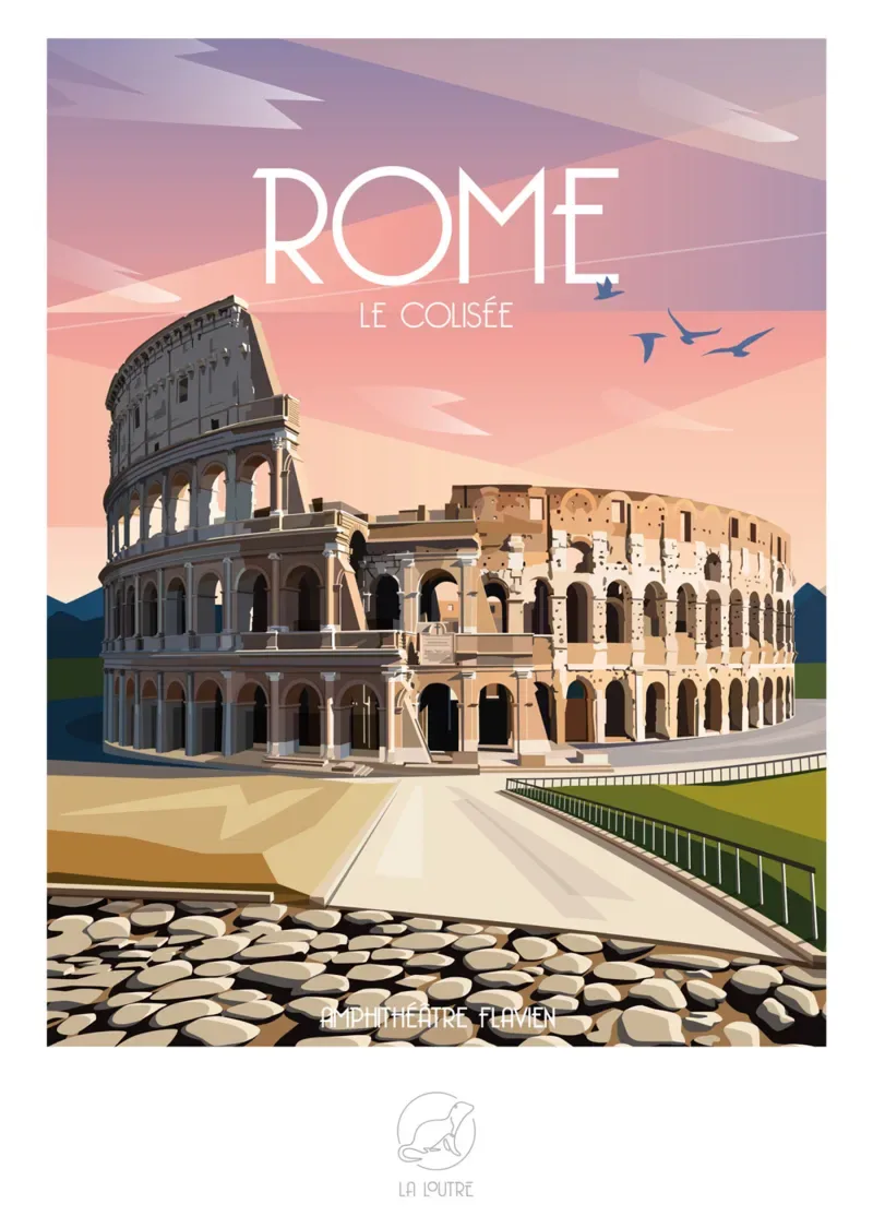 Puzzle ROME Le colisée - 1000 pièces de La Loutre – boîte 1 sur 2