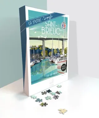 Puzzle SAINT-BRIEUC Qui Dit Mieux - 1000 pièces van La Loutre – doos 2 van 2