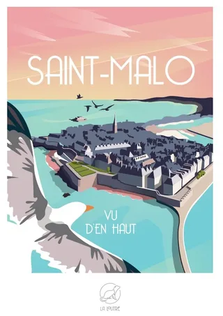 Puzzle SAINT-MALO vu d'en haut - 1000 pièces de La Loutre – boîte 1 sur 2