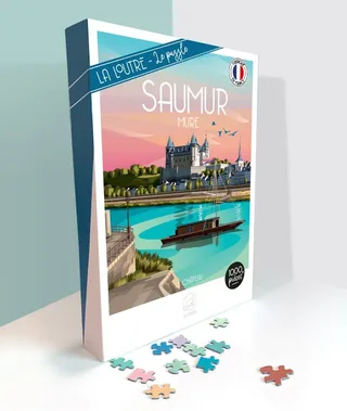Puzzle SAUMUR Mure - Le Château - 1000 pièces de La Loutre – boîte 2 sur 2