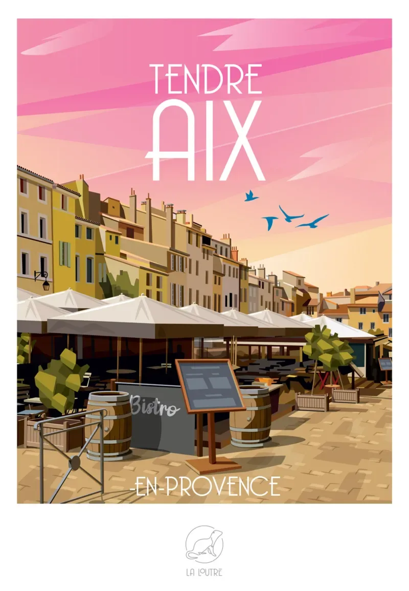 Puzzle Tendre AIX - 1000 pièces van La Loutre – doos 1 van 2