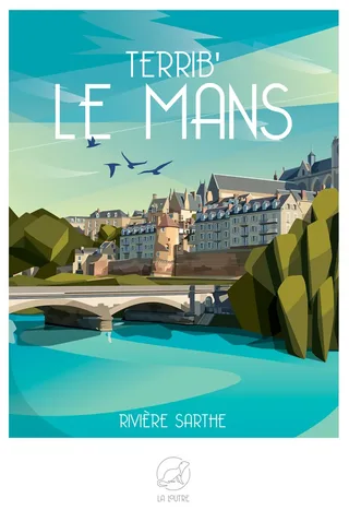 Puzzle TERRIB'LE MANS - 1000 pièces de La Loutre – boîte 1 sur 2
