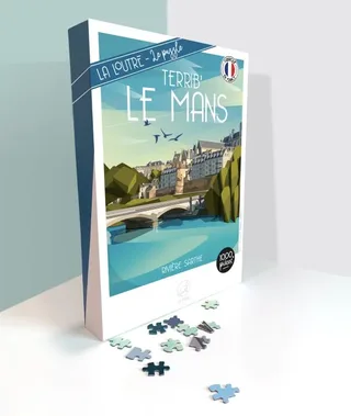 Puzzle TERRIB'LE MANS - 1000 pièces de La Loutre – boîte 2 sur 2