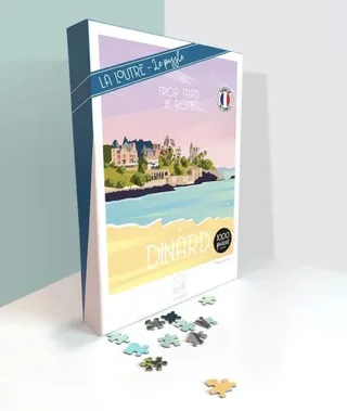 Puzzle Trop Tard Je reste à DINARD - 1000 pièces de La Loutre – boîte 2 sur 2