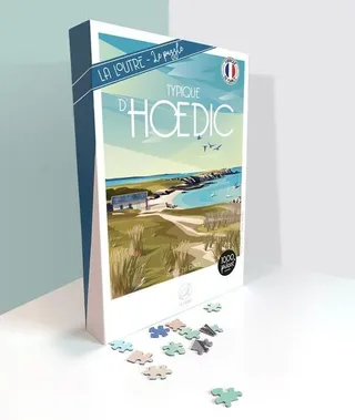 Puzzle Typique d'HOEDIC - 1000 pièces de La Loutre – boîte 2 sur 2