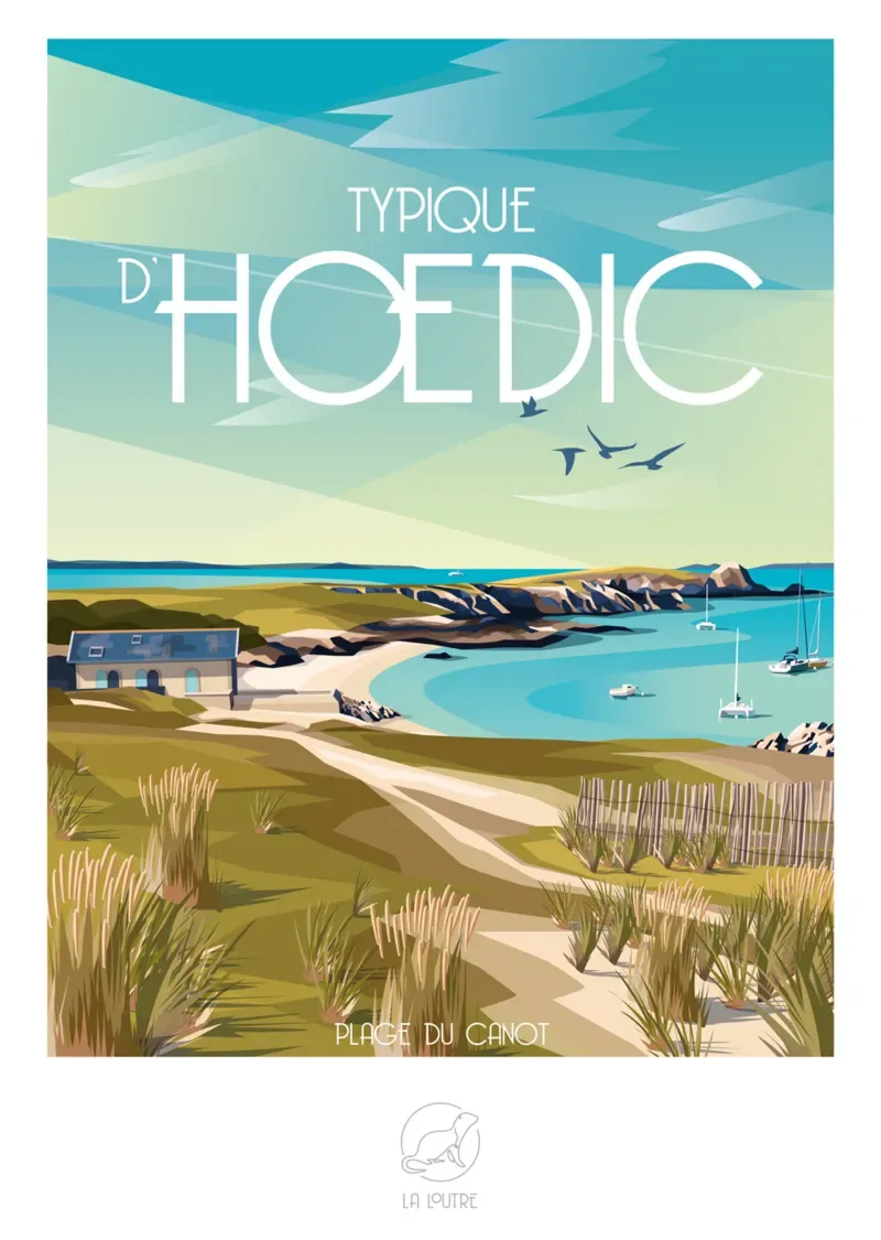 Puzzle Typique d'HOEDIC - 1000 pièces de La Loutre – boîte 1 sur 2