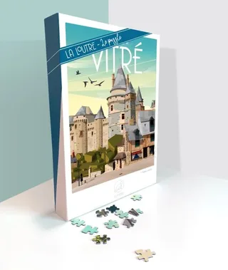Puzzle Une virée à Vitré - 1000 pièces de La Loutre – boîte 2 sur 2