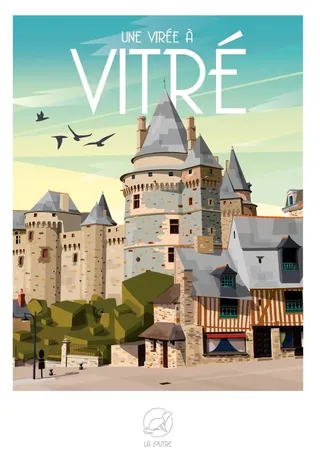 Puzzle Une virée à Vitré - 1000 pièces de La Loutre – boîte 1 sur 2