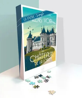 Puzzle Viens voir les CHÂTEAUX DE LA LOIRE - 1000 pièces von La Loutre – Schachtel 2 von 2
