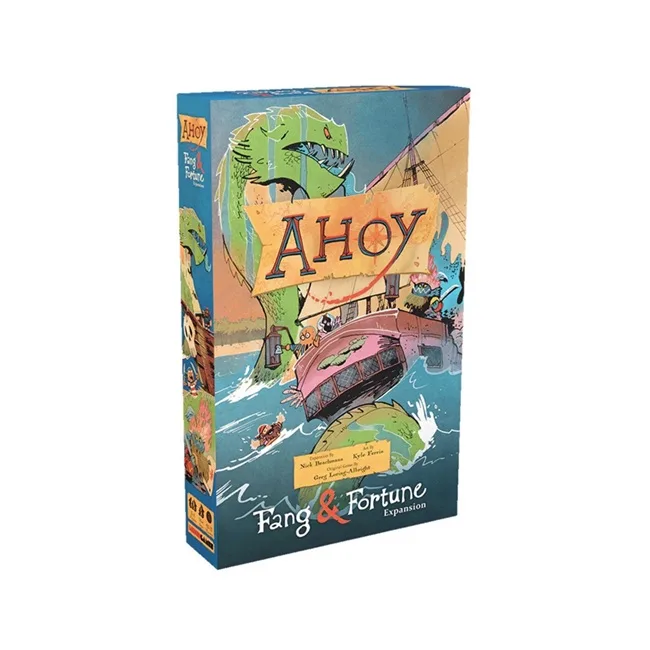 Ahoy: Fang & Fortune expansion van Leder Games – doos
