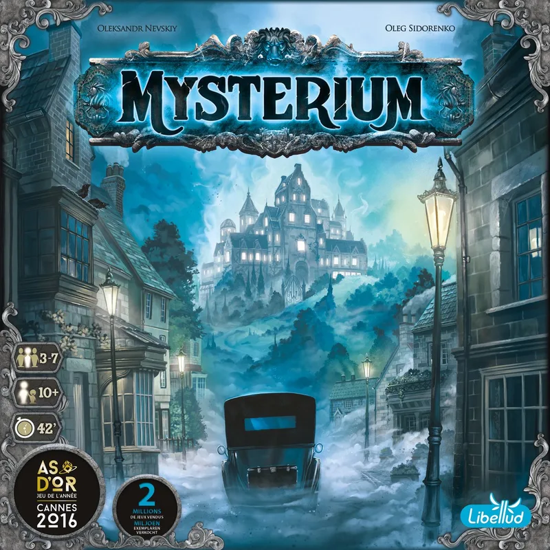Asmodee bordspel Mysterium detective spel voor 3-7 spelers. från Libellud – kartong