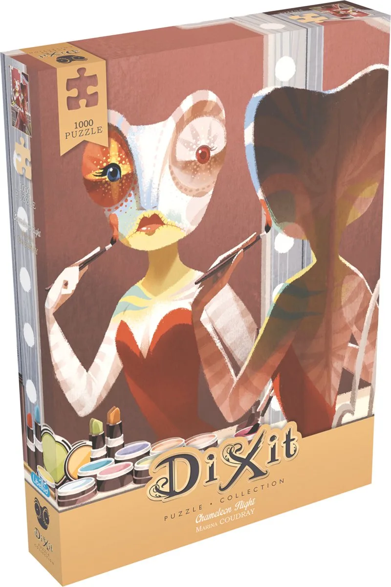 Dixit - Puzzel - 1000 stukjes van Libellud, editie Chameleon Night – doos