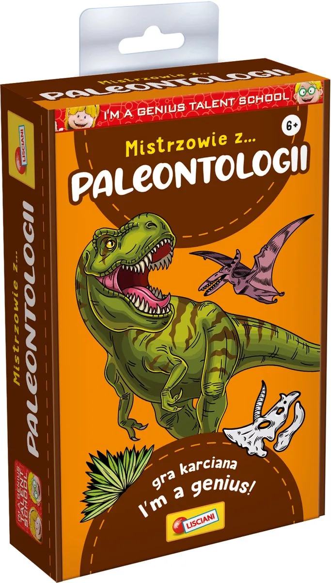 I'm Genius Paleontologie Kaartspel - Leerzaam en Leuk van Lisciani – doos