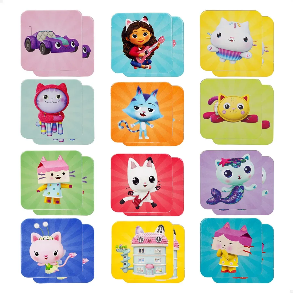 Jeu De Société 105984 Gabby Dollhouse Memory +3 Years de Lisciani – boîte