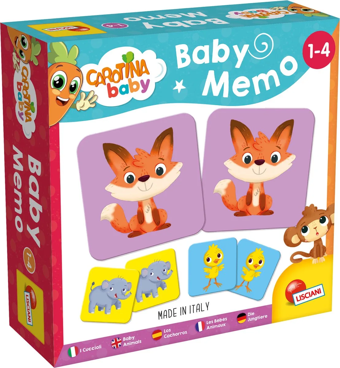 Lisciani 80052 bordspel Kaartspel Memory from Lisciani – box