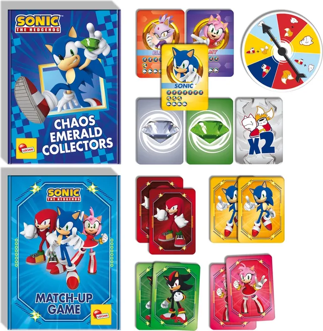 Sonic - card game collection in rugzak