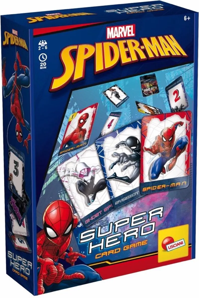 Spider-Man - super hero card game from Lisciani – box