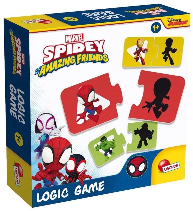 Spidey - logic Game from Lisciani, Blauw edition – box