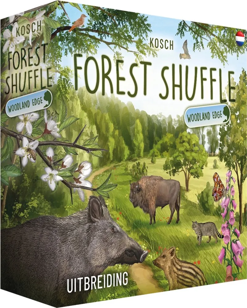Forest Shuffle - Woodland Edge - Uitbreiding - Nederlandstalig Kaartspel de Lookout Games – boîte