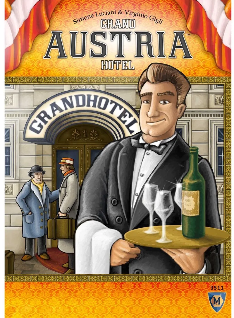 Grand Austria Hotel - Strategisch bordspel voor volwassenen from Lookout Games – box