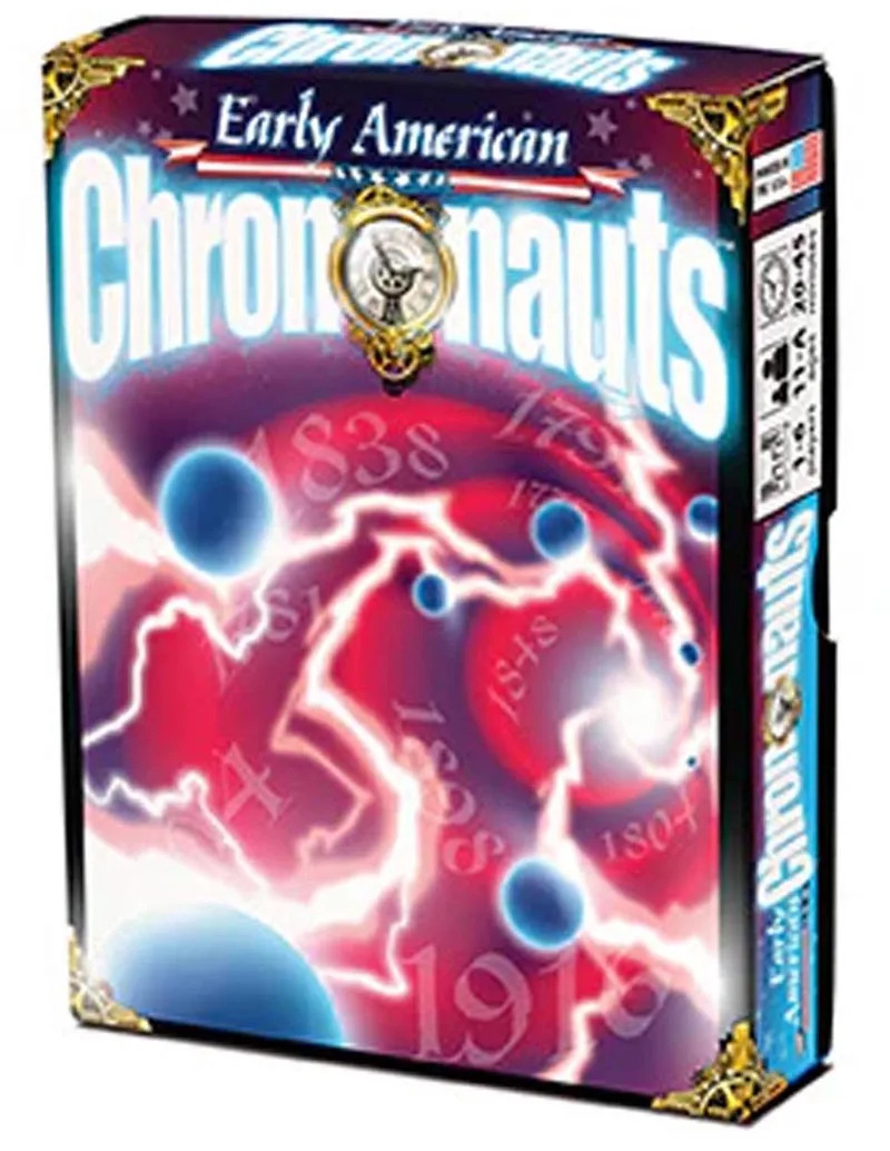 Early American Chrononauts- Kaartspel - Engels van Looney Labs – doos