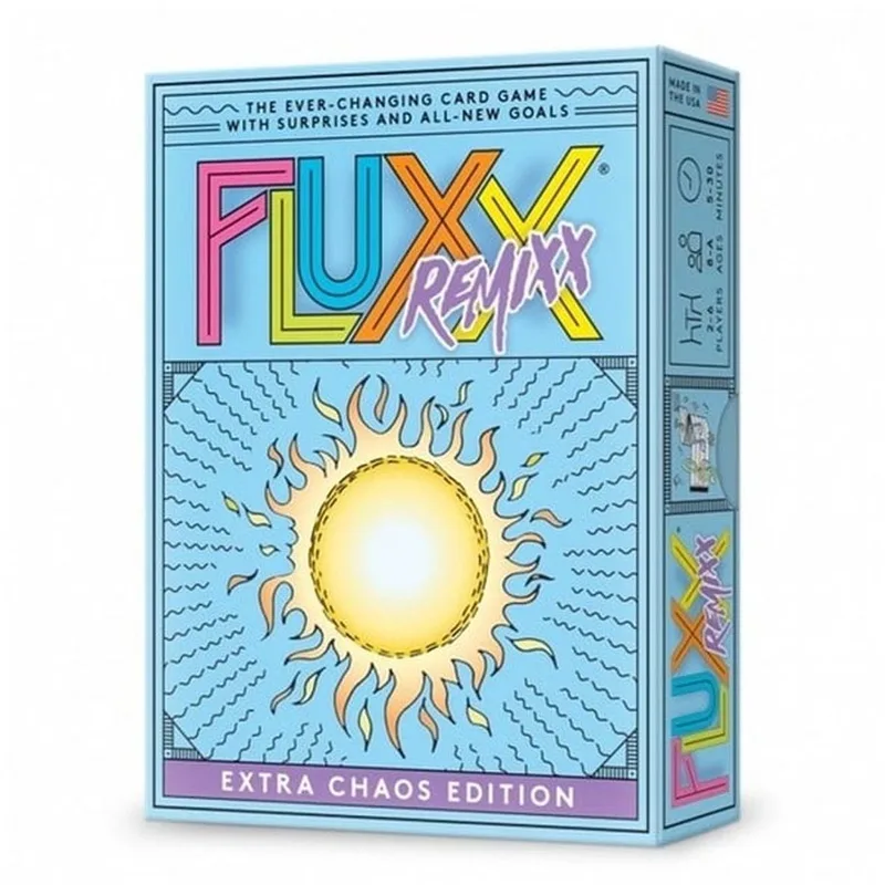 Fluxx Remixx - Kaartspel - Voor 2-6 spelers - Chaotisch en verrassend - Muzikale twist - Engels von Looney Labs – Schachtel
