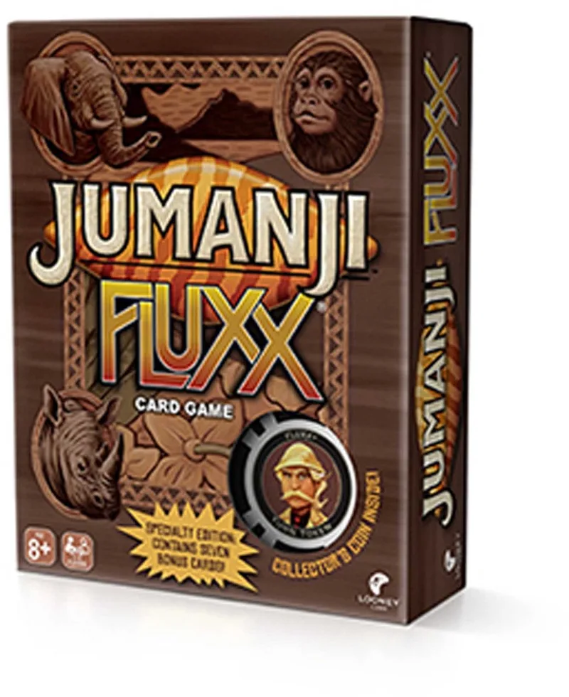 Jumanji Fluxx Specialty Edition - kaartspel - Engels van Looney Labs – doos