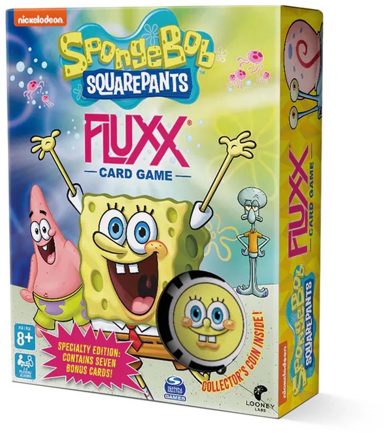 SpongeBob Fluxx: Specialty Edition - Kaartspel - Engels van Looney Labs – doos