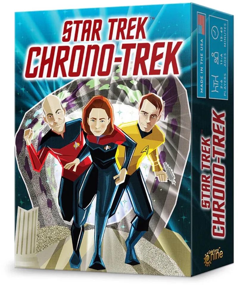 Star Trek Chrono-Trek - Kaartspel - Engels von Looney Labs – Schachtel