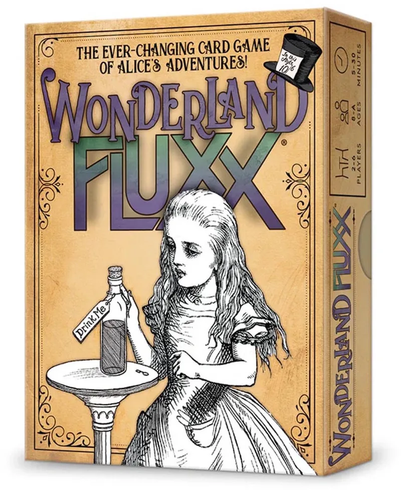 Wonderland Fluxx - Kaartspel - Engelstalig von Looney Labs – Schachtel