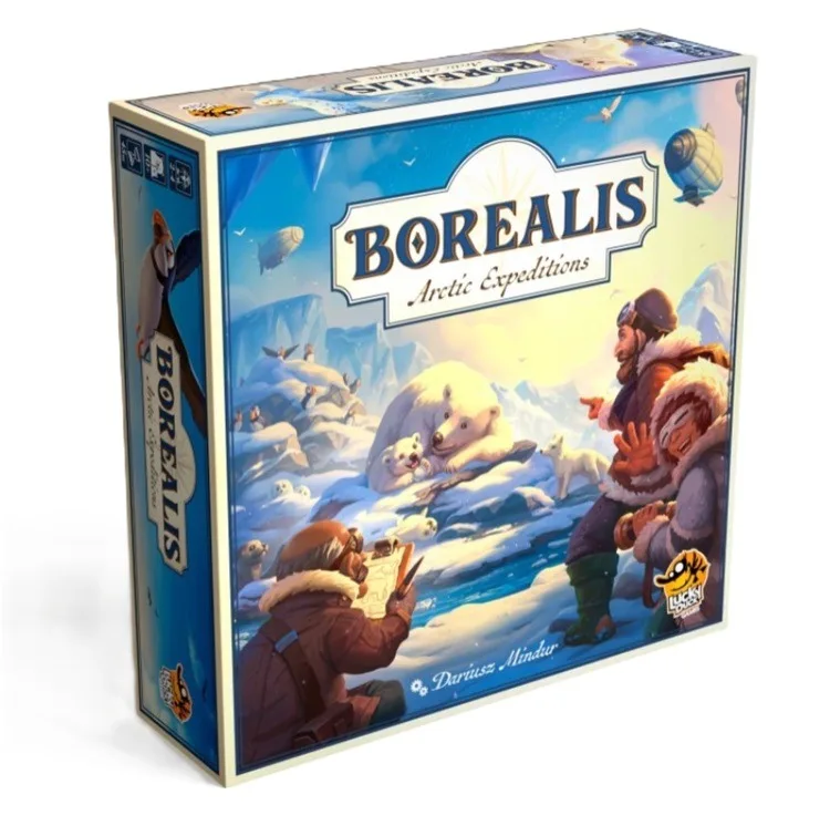 Borealis: Arctic Expeditions van Lucky Duck Games – doos